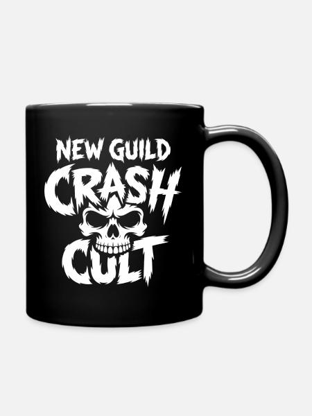 New Guild Crash Cut Skull - Full Colour Mug - black