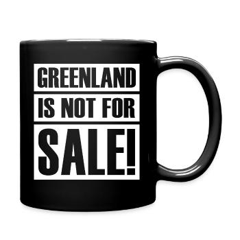 Greenland belongs to us Protest - Full Colour Mug - black - Right