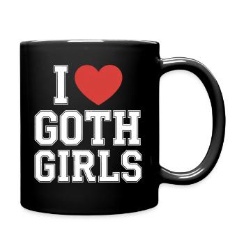 I Heart Goth Girls - Full Colour Mug - black - Right