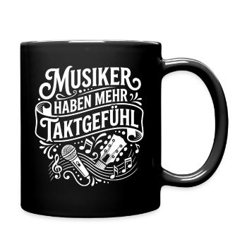 Les musiciens ont plus de diplomatie - Mug uni - noir - Droite
