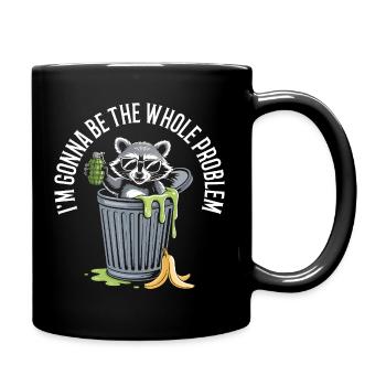 Je suis le problème – Un design drôle de déclaration - Mug uni - noir - Droite