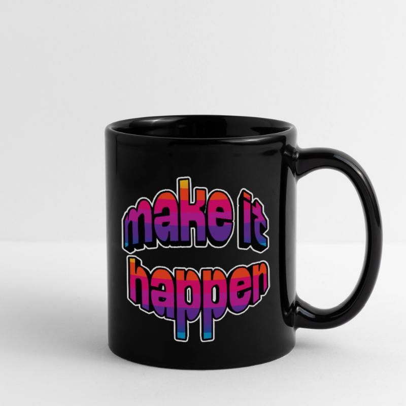 Make It Happen Gradient Tasse einfarbig