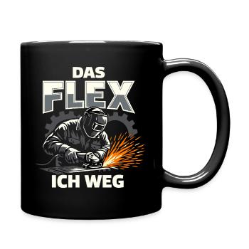 Welder Flex Grinder Funny Gift - Full Colour Mug - black - Right