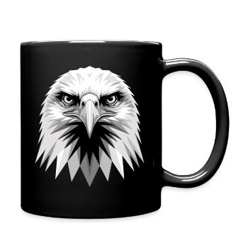 Eagle Bald Eagle Golden Eagle White-tailed Eagle - Full Colour Mug - black - Right