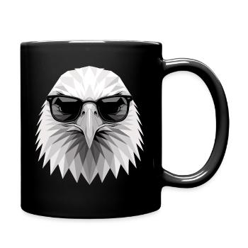 Eagle Bald Eagle Golden Eagle White-tailed Eagle - Full Colour Mug - black - Right