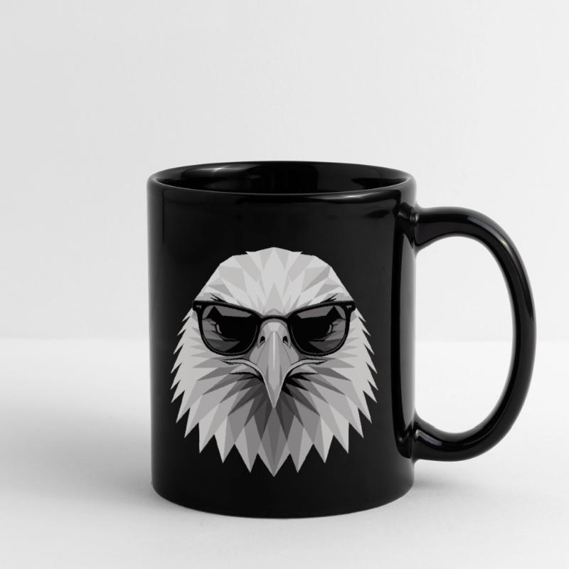 Aigle Pygargue à tête blanche Aigle royal Pygargue à queue blanche Mug uni