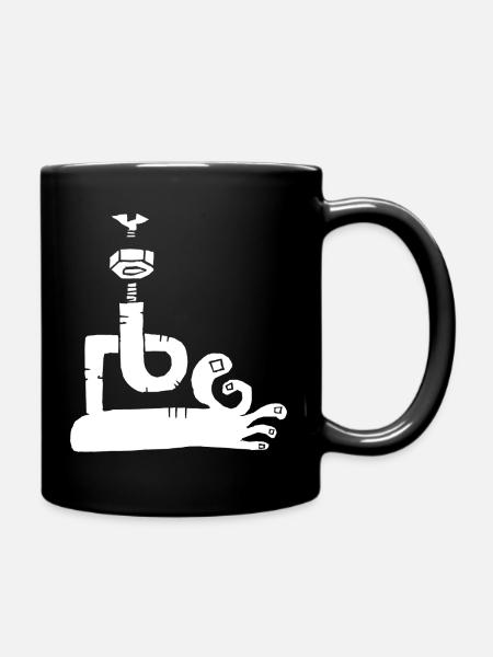 Pied ! - Mug uni - noir