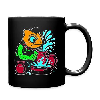 Master Chameleon Artisan  - Full Colour Mug - black - Right