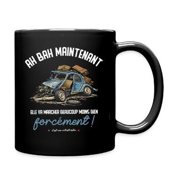 Elle va marcher beaucoup moins bien forcement... - Mug uni - noir - Droite