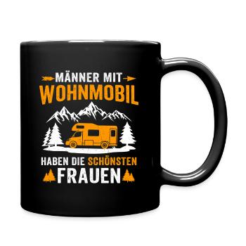 Männer mit Wohnmobil haben die schönsten Frauen  - Tasse einfarbig - Schwarz - Rechts