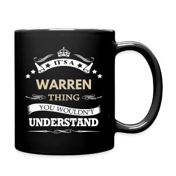 C’est une chose Warren que tu ne comprendrais pas - Mug uni - noir - Droite