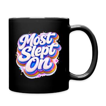 Most Sleep On Retro Neon 3D - Full Colour Mug - black - Right