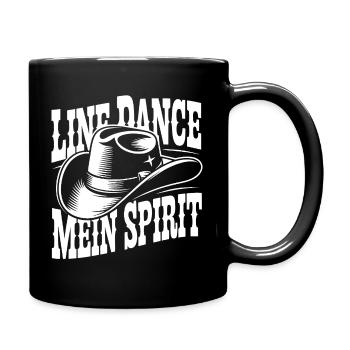 Line Dance Spirit - Mug uni - noir - Droite