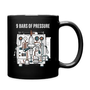 Coffee Pressure - Full Colour Mug - black - Right