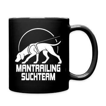 Équipe de recherche de Vissla Mantrailing Chien Wilsigns - Mug uni - noir - Droite