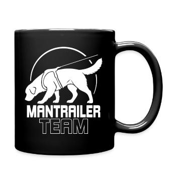 Golden Retriever Mantrailer Team Chiens de sport - Mug uni - noir - Droite