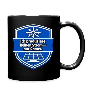 SOLARENERGIE - Tasse einfarbig - Schwarz - Rechts