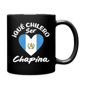 Guatemala Flagge T-Shirt Stolz & Heimat Chapín - Tasse einfarbig - Schwarz - Rechts