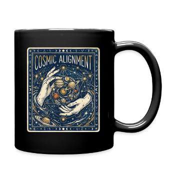 Cosmic Alignment - Full Colour Mug - black - Right