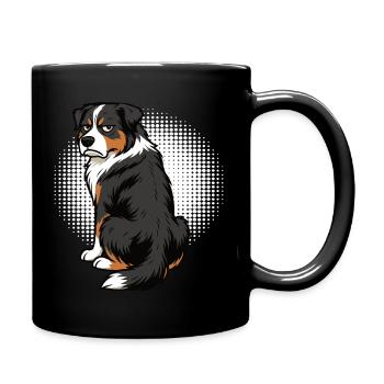 Australian Shepherd Aussie Aussie Owners Aussies - Full Colour Mug - black - Right