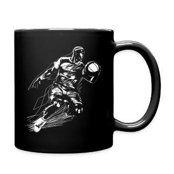 Basketballer - Full Colour Mug - black - Right