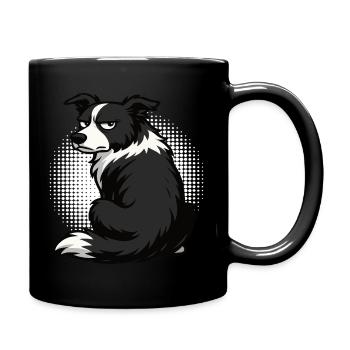Border Collie Collie Owner Collie Lover - Full Colour Mug - black - Right
