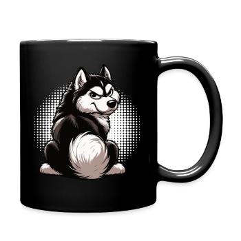 Husky Huskies Husky Owners Husky Owners Husky Fans - Full Colour Mug - black - Right