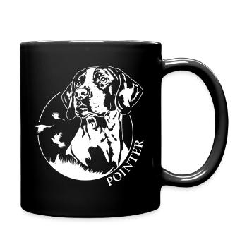 Chiens de portrait pointer Chiens de chasse Chiens de chasse Wilsigns - Mug uni - noir - Droite