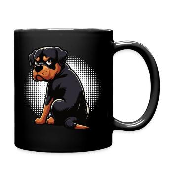 Rottweiler Propriétaire de Rottweiler Lovers - Mug uni - noir - Droite