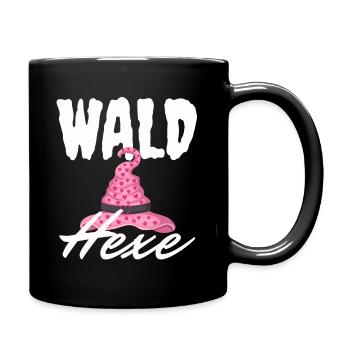 Sorcière des Bois Chapeau de Sorcière Rose Cœurs Fantasy de Filles - Mug uni - noir - Droite