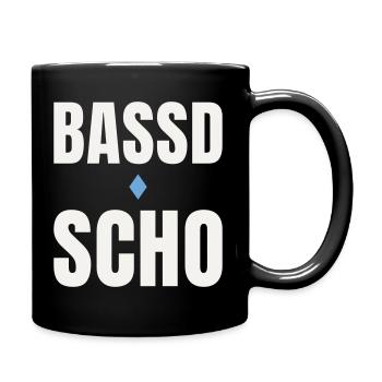 Bassd scho - Symbole folklrique du dialecte bavarois - Mug uni - noir - Droite