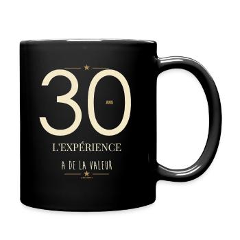30 Ans L'Expérience A De La Valeur - Cadeau Annive - Mug uni - noir - Droite