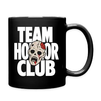 Team Horror Club Zombie Head - Full Colour Mug - black - Right