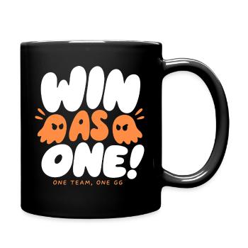 Gagner en tant qu’équipe de jeu unique - Mug uni - noir - Droite