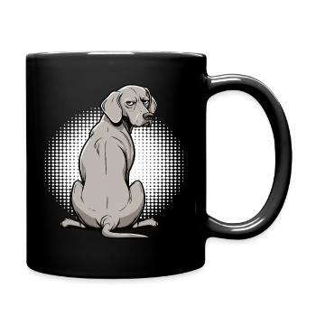 Weimaraner Weimaraner Owner Weimaraner Enthusiast - Full Colour Mug - black - Right
