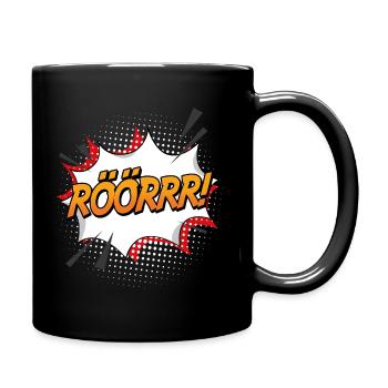 Rröööörrrrr - Tasse einfarbig - Schwarz - Rechts