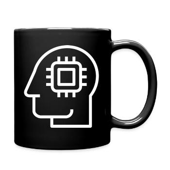Ai, Artificial Intelligence, AI Technology - Full Colour Mug - black - Right