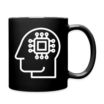 Ai, Artificial Intelligence, AI Technology - Full Colour Mug - black - Right