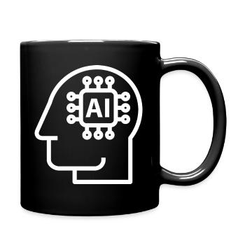 Ai, Artificial Intelligence, AI Technology - Full Colour Mug - black - Right
