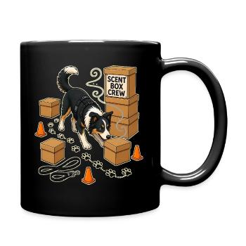 SCENT BOX CREW Hund - Tasse einfarbig - Schwarz - Rechts