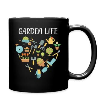 Botaniker - Tasse einfarbig - Schwarz - Rechts