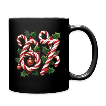 Candy 67 Christmas Design - Full Colour Mug - black - Right