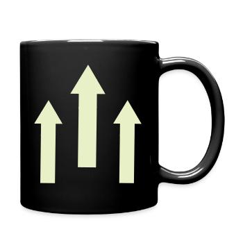 Pfeile Trio - Tasse einfarbig - Schwarz - Rechts