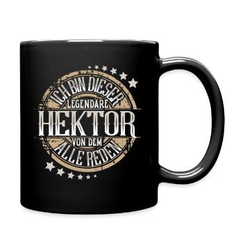 Hektor - Tasse einfarbig - Schwarz - Rechts