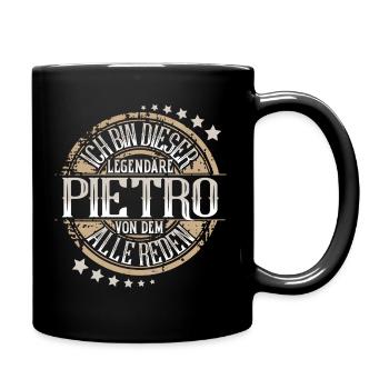 Pietro - Tasse einfarbig - Schwarz - Rechts