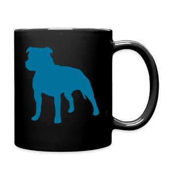 stafford © - www.dog-power.nl - Tasse einfarbig - Schwarz - Rechts