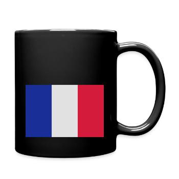 France flag - Full Colour Mug - black - Right
