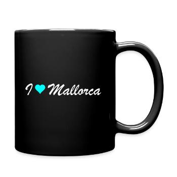 Mallorca - Tasse einfarbig - Schwarz - Rechts
