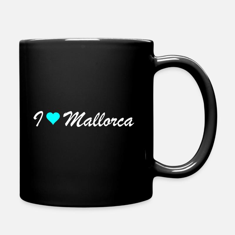Mallorca - Tasse einfarbig - Schwarz