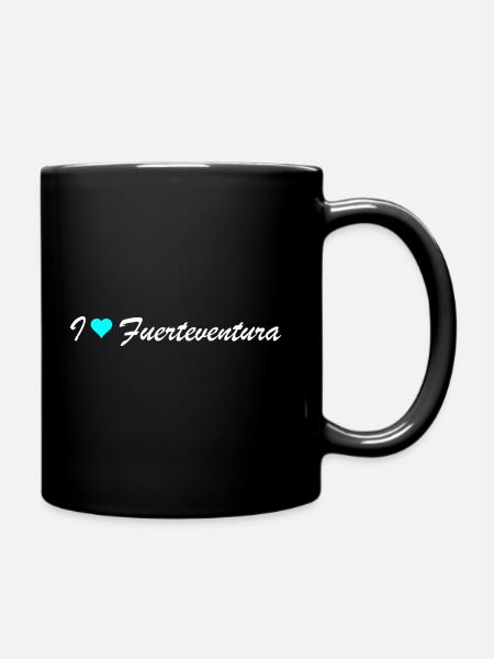 Fuerteventura - Tasse einfarbig - Schwarz